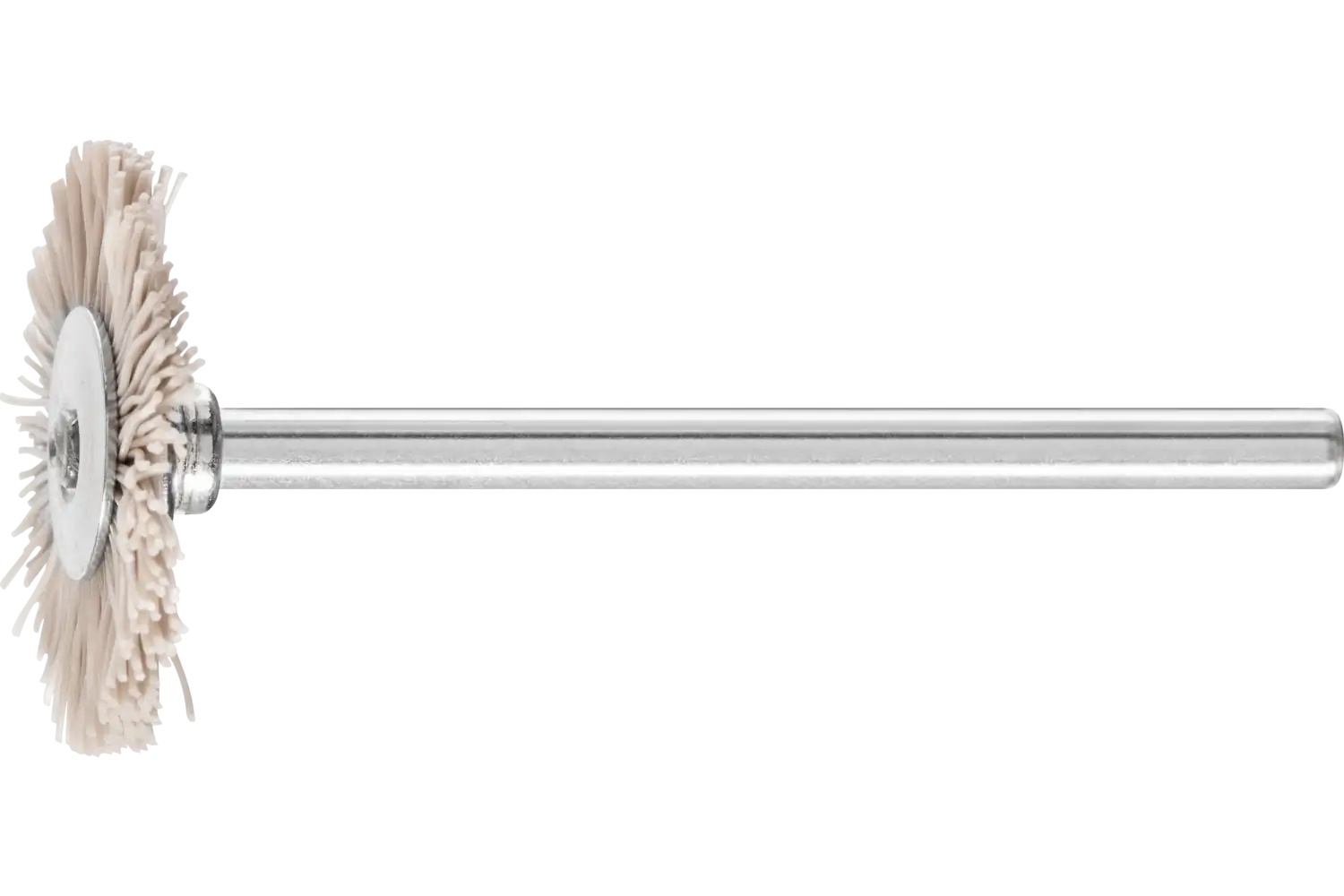 Picture of Pferd M-Brad® Mounted Wheel Brush 1" Dia. 600 Grit Aluminum Oxide 1/8" Stem